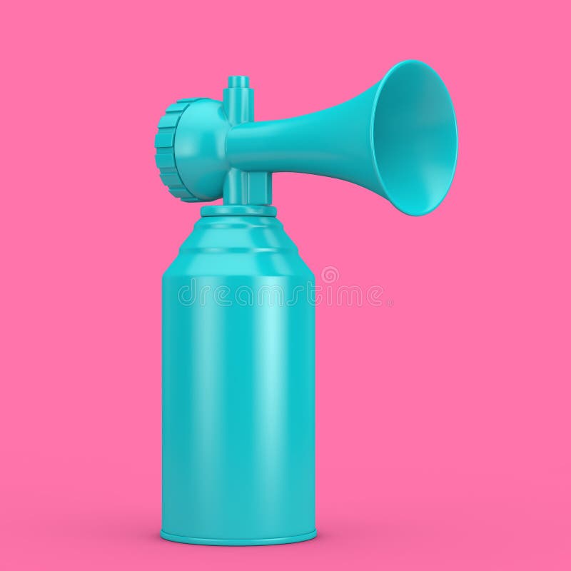 Air Horn with Free Space for Your Design. 3d Rendering Stock Illustration -  Illustration of event, horn: 246280500