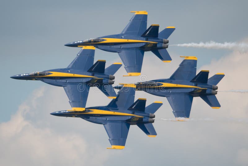 Blue Angels aerobatic team at Dayton Air Show