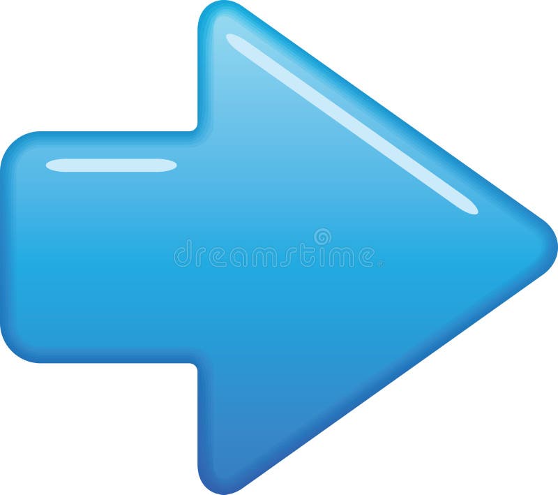 Blue arrow vector illustration Blue arrow vector illustration