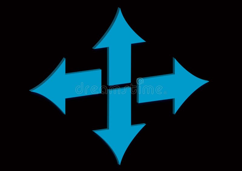 Blue arrows