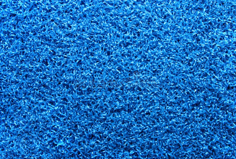 Blue Artificial Grass For Miniature Golfing Stock Image Image of