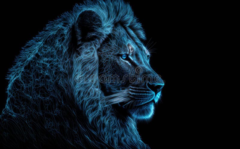 A fierce lion, the jungles regal monarch, roars with power AI Generated  31586259 Stock Photo at Vecteezy