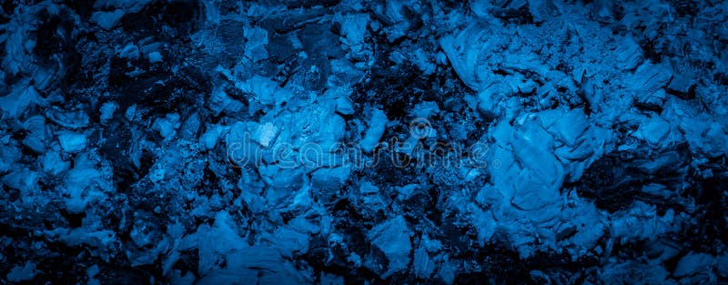 Blue Ash from Burnt Wood with Visible Texture Stock Photo Image of