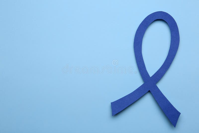 Dark Blue Ribbon for Colon Cancer and Colorectal Cancer