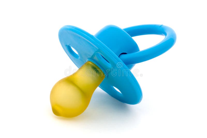 Pacifier - Soother with Clipp Stock Photo - Image of dummy, soother ...