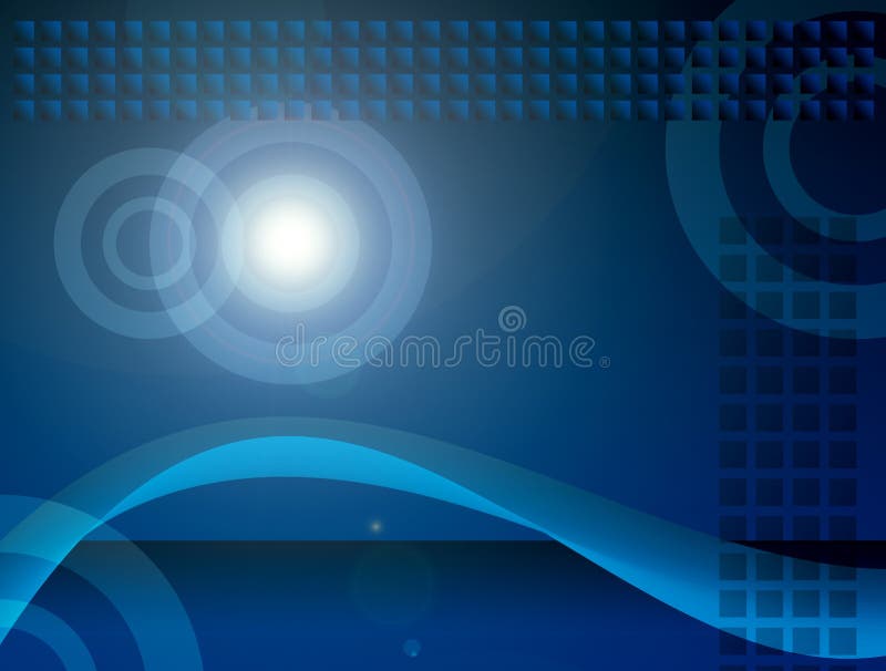 Blue background stock illustration