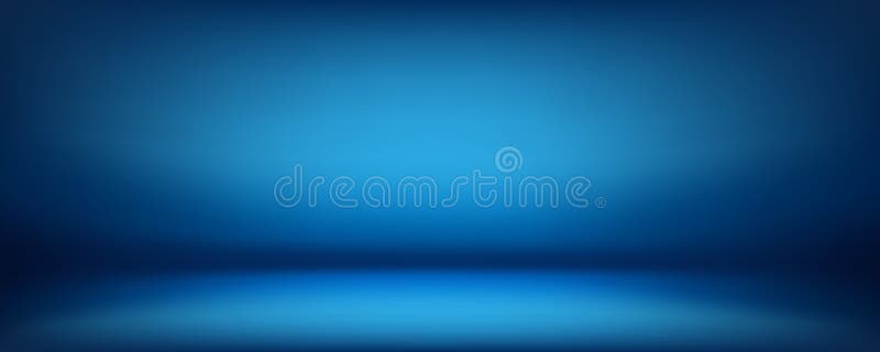 Blue background, abstract wall studio room, can be used to present your product royalty free illustration