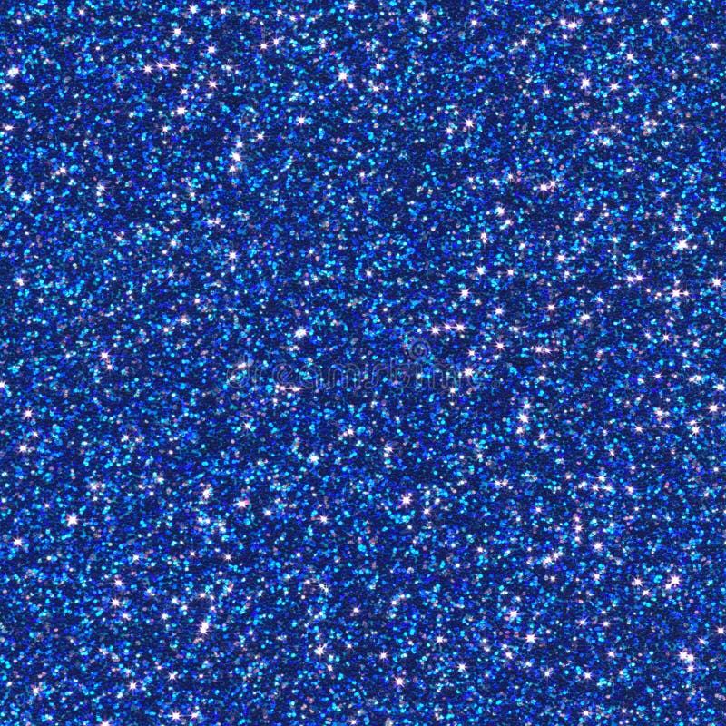 Blue Background with Glitter. Seamless Texture. Blue Pattern with