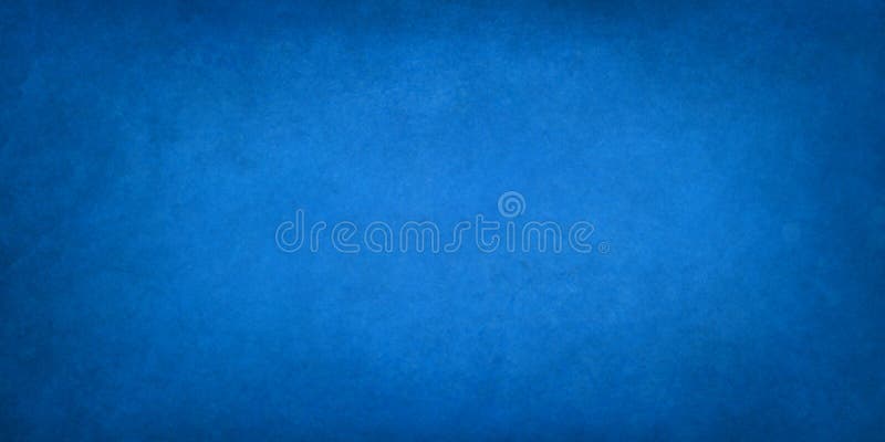 Blue background texture, old vintage textured paper or wallpaper with painted elegant solid blue color