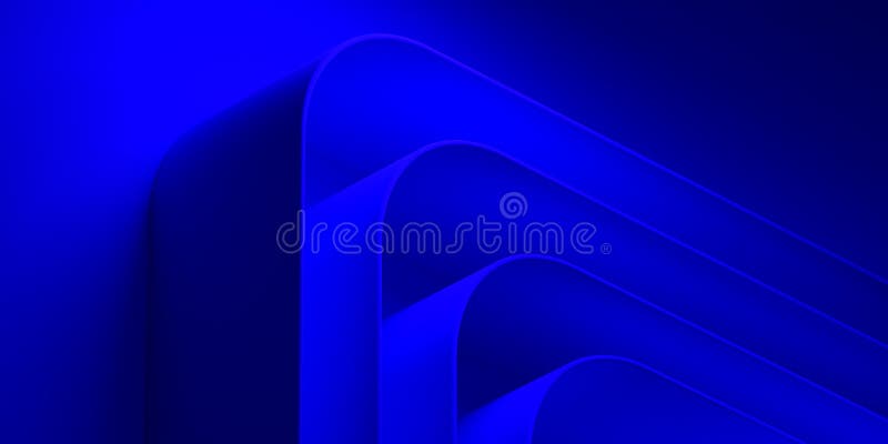 A blue background with three blue lines royalty free illustration