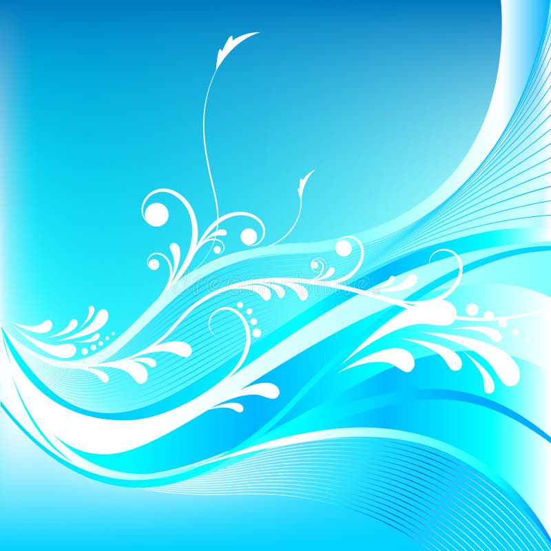 Blue background vector