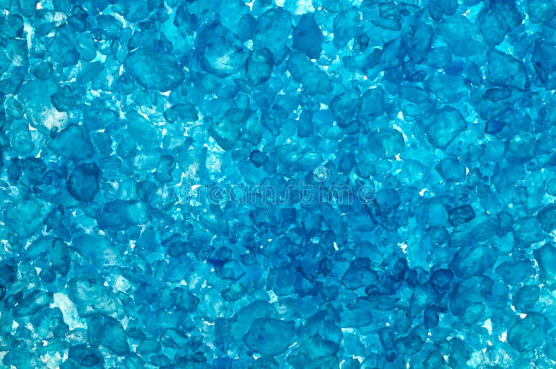 Spa Blue Bath Salt Crystals Background Texture Stock Photo Image of