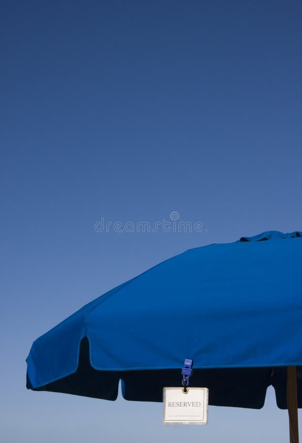 Blue Beach Umbrella