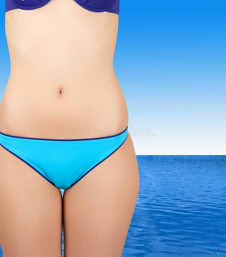 Fashion of Underwear Summer Beach Bikini Slim Muscle Women with Stock Photo  - Image of happy, beauty: 111282670