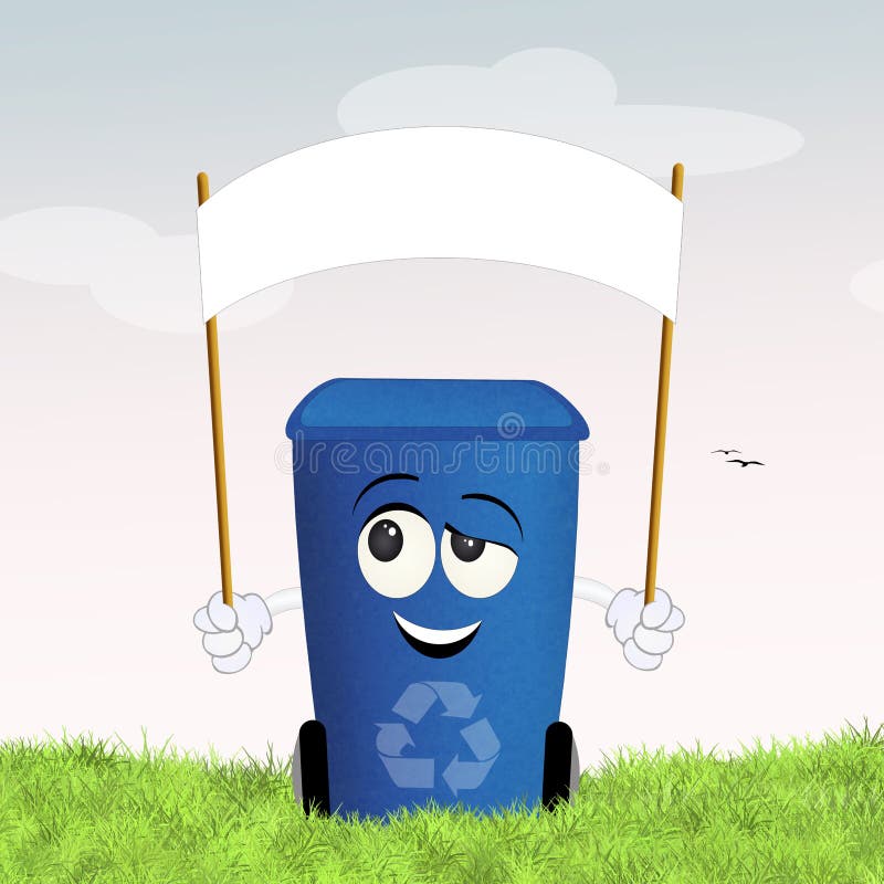 Recycle Organic Bin Stock Illustration Illustration Of Funny Recycle Organic Bin Stock Illustration Illustration Of Funny