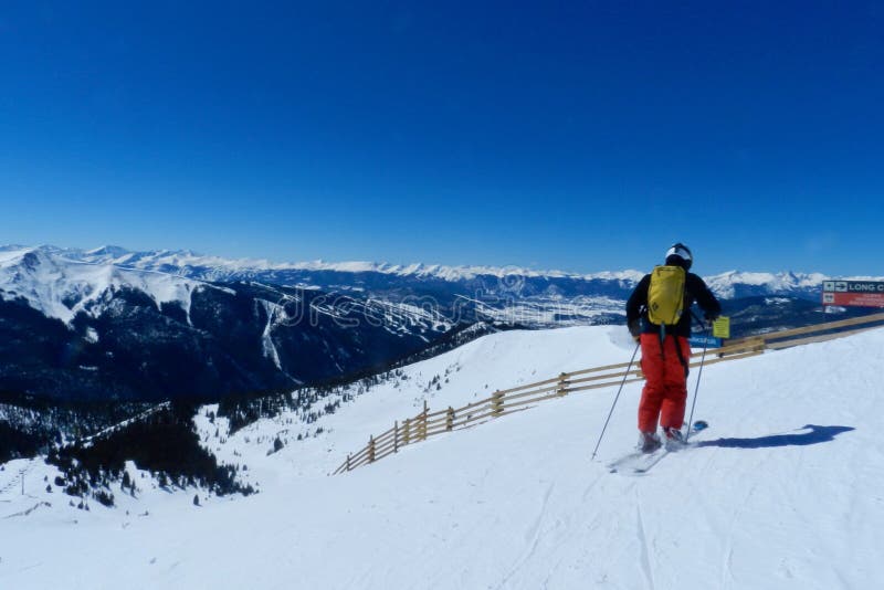 Blue Bird at A-Basin; Arapahoe Basin, Summit County, Front Range, Colorado