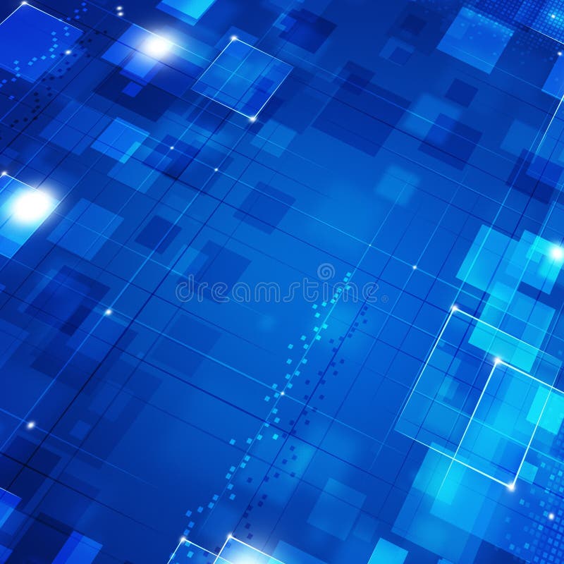Blue Biz Motion Background stock illustration