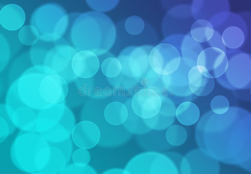 Bokeh Unscharfen Licht-Effekt-hintergrund von hellblau zu dunkelblau.