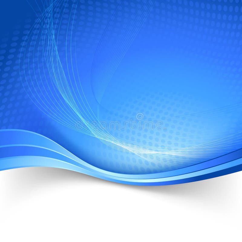 Blue border speed lines abstraction template