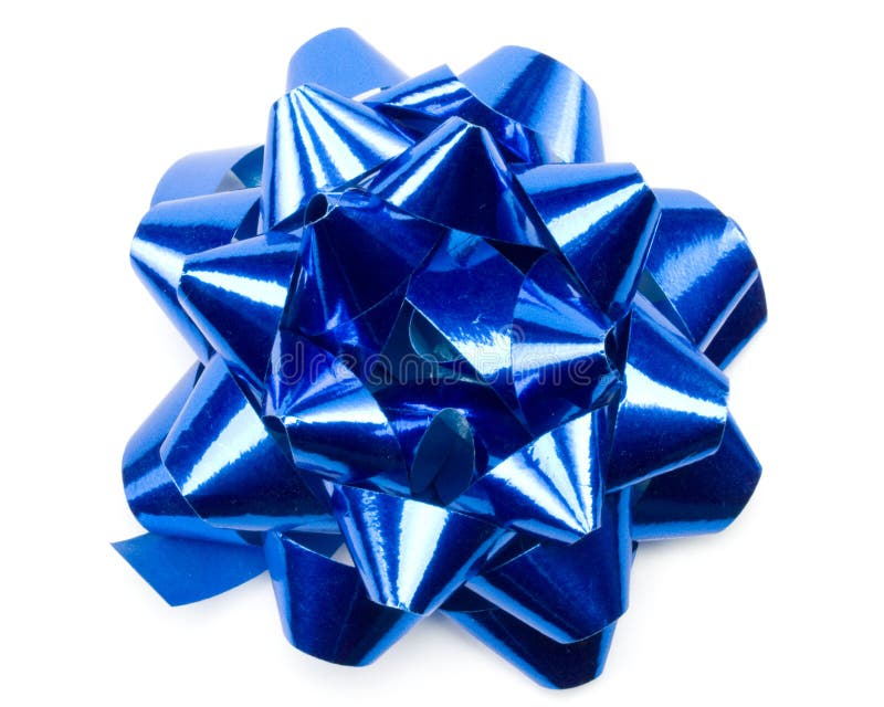 Blue bow
