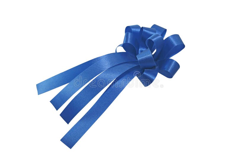 Blue bow stock photo. Image of copy, knot, making, birthday 43457052
