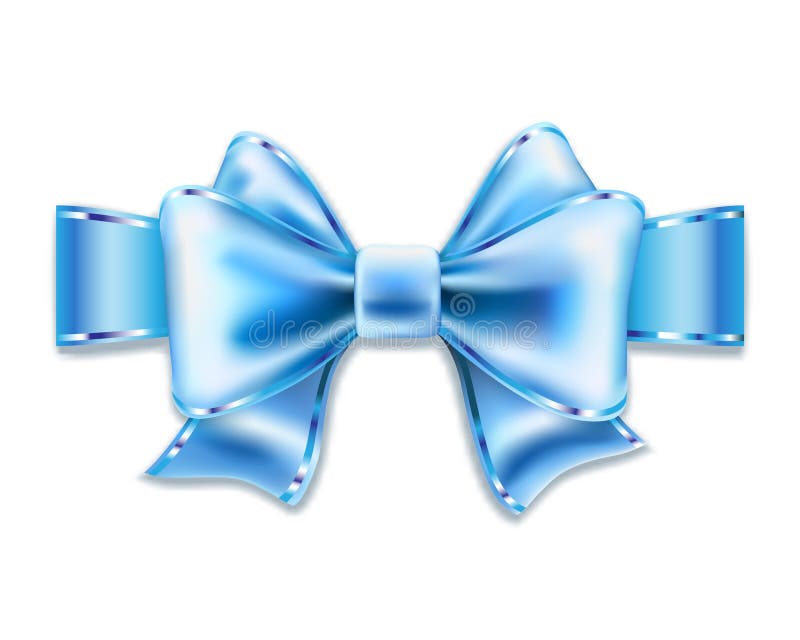 Baby Blue Ribbon Bow Stock Photo - Download Image Now - Blue, Clipping  Path, Cut Out - iStock