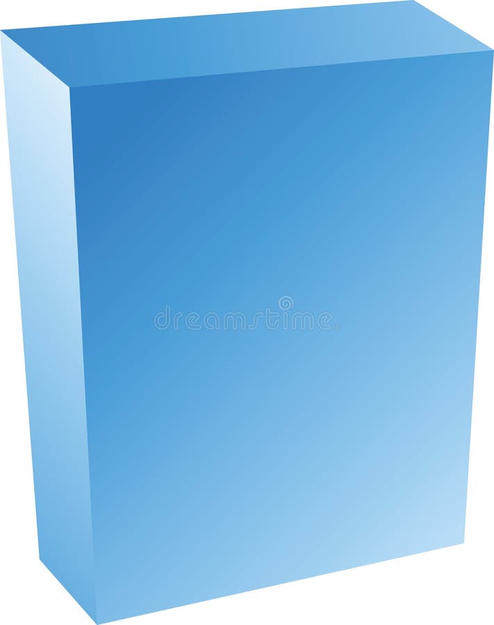Blue Box object stock illustration. Illustration of fresh 4490483
