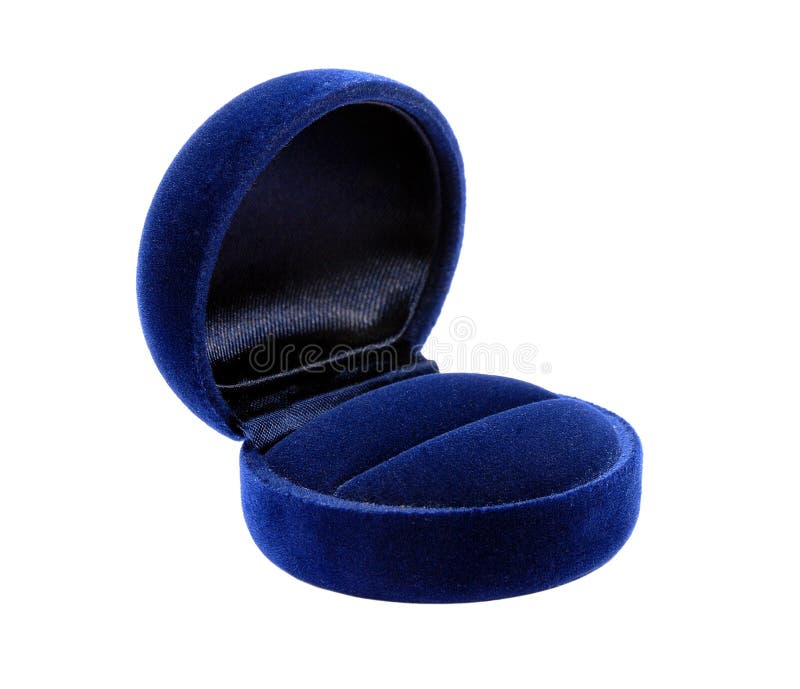 Blue box for jewelry stock image. Image of case, precious 7722361