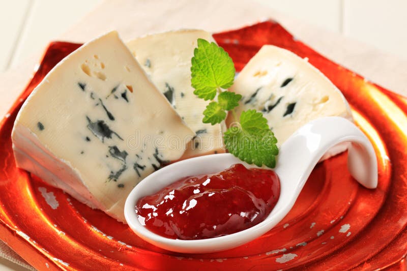 Blue Brie cheese stock photo. Image of milk, strawberry 63748096