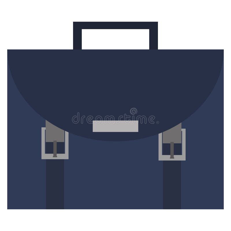 Blue briefcase icon stock illustration. Illustration of case 73753943