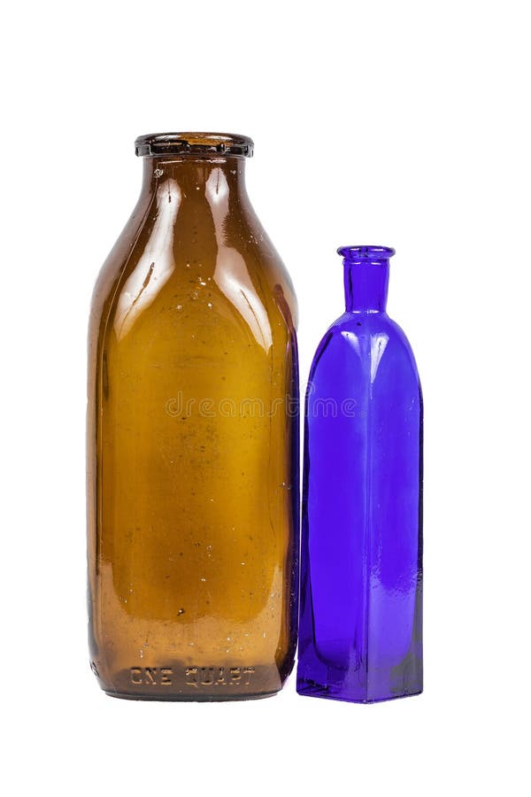 Cobalt Blue Bottle stock image. Image of glass, hazardous 30228267