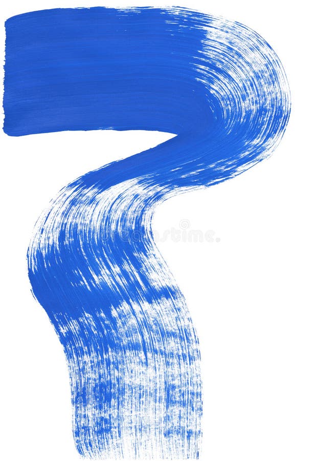Blue brushstroke stock photo. Image of mark, wave, flowing 37542948