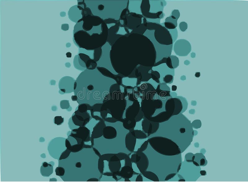 Blue Bubbles royalty free illustration