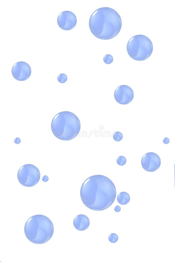 Blue bubbles vector illustration