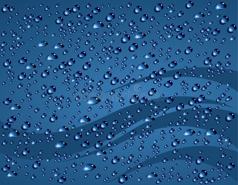 Blue bubbles background