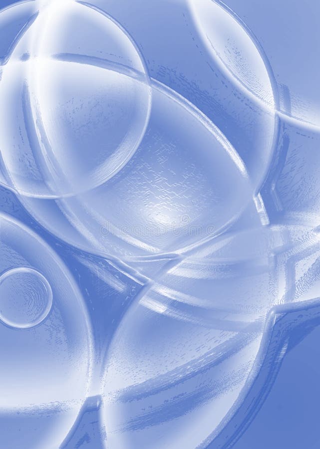 Blue bubbles background royalty free illustration