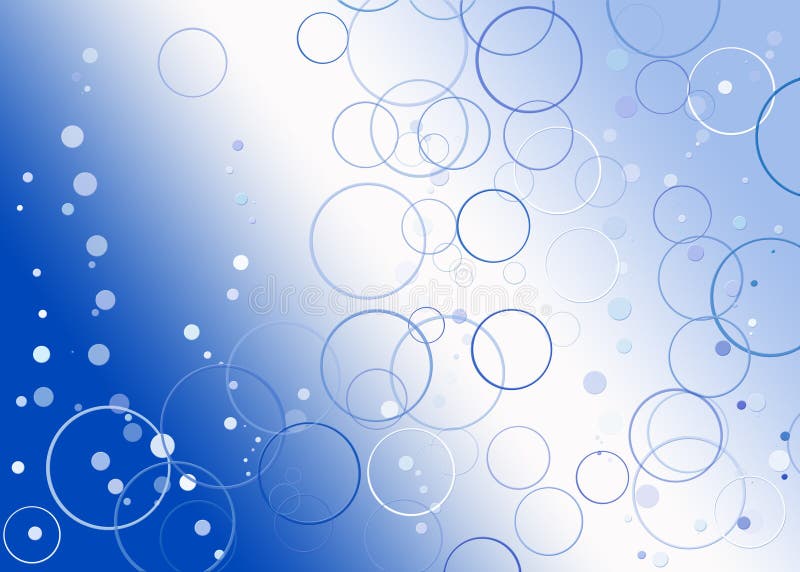 Blue bubbles background vector illustration