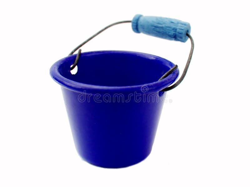 Blue Bucket. Chemical Tanks Used in Factories. Stock Image Image of