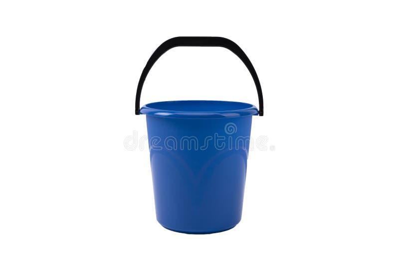 Single Plastic Blue Bucket Stock Photo - Download Image Now - Bucket,  Plastic, Water - iStock