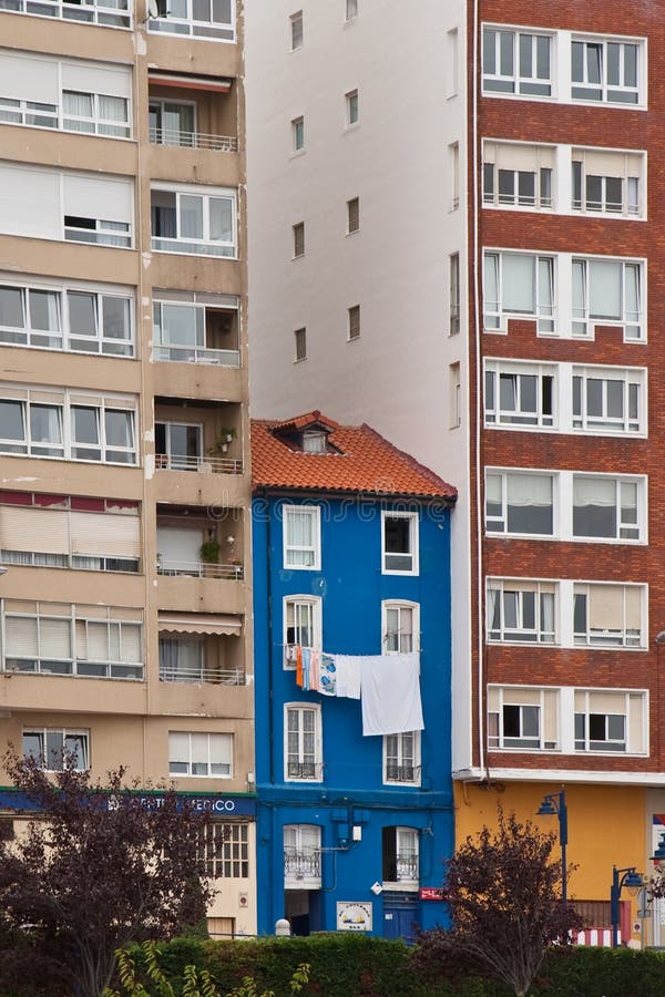 Blue building