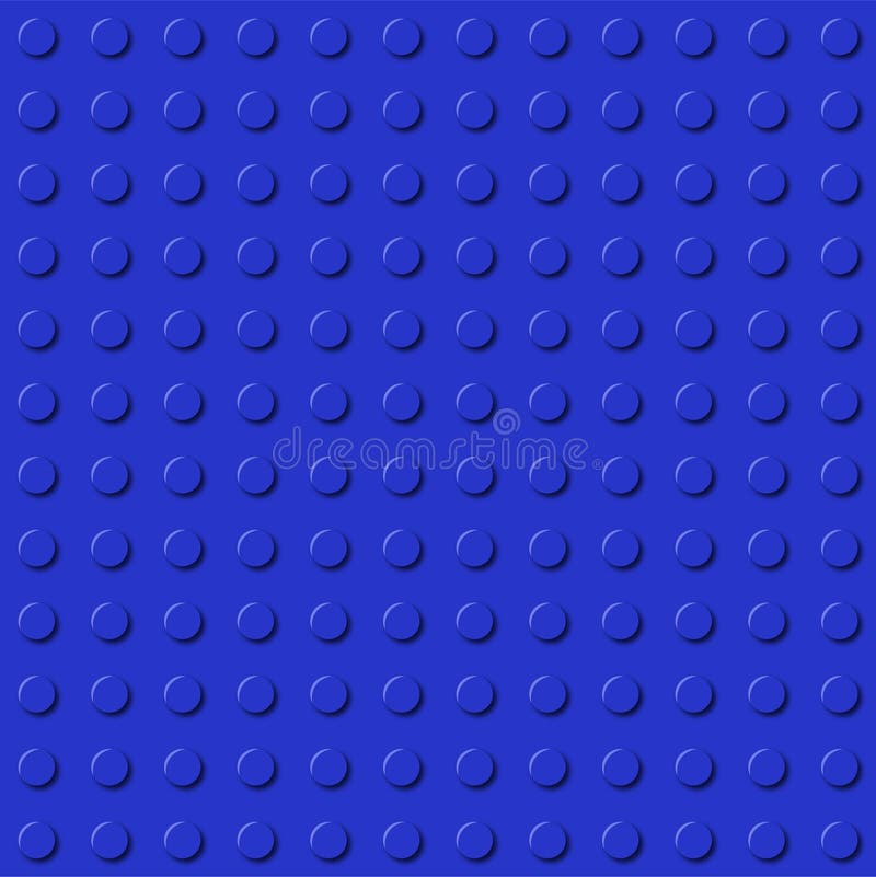 Blue Building Blocks Seamless Pattern