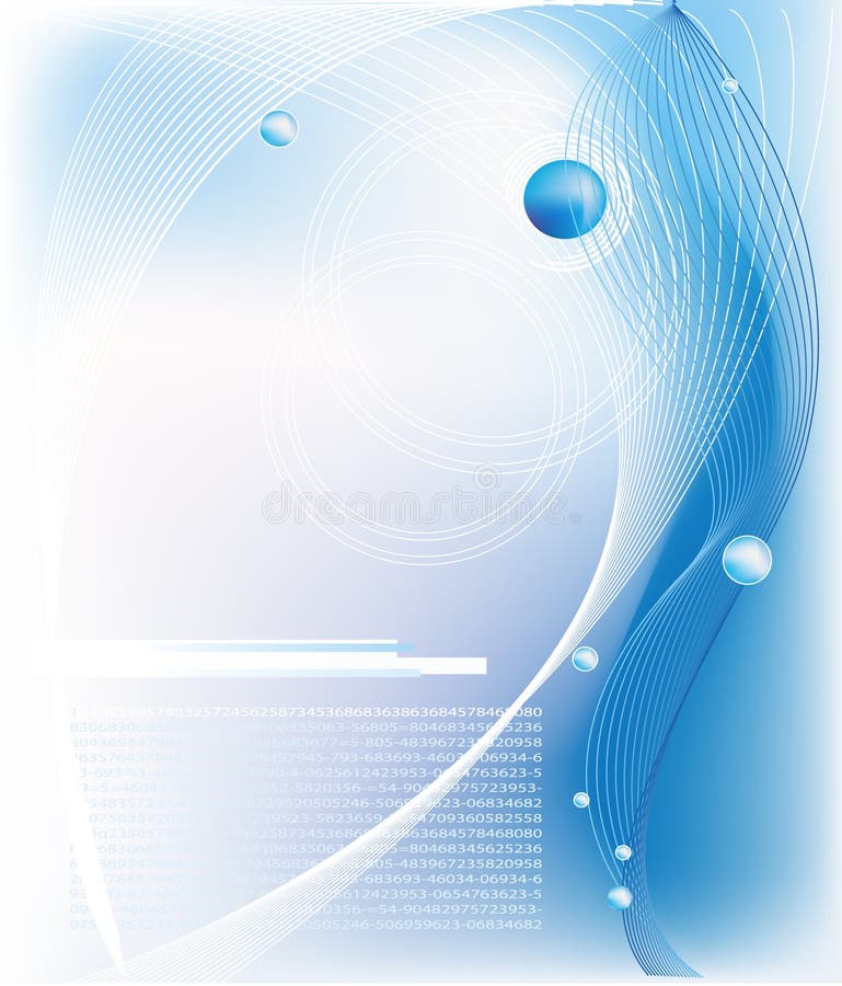 Blue business background stock illustration