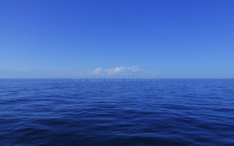 Blue calm ocean water