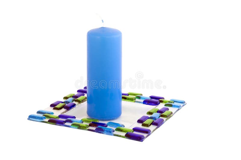 Blue candle stock photo. Image of green, cleaning, love 16781280