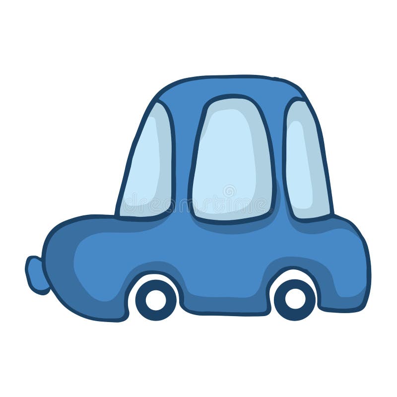 Blue car for kids design stock vector. Illustration of vector 80108561