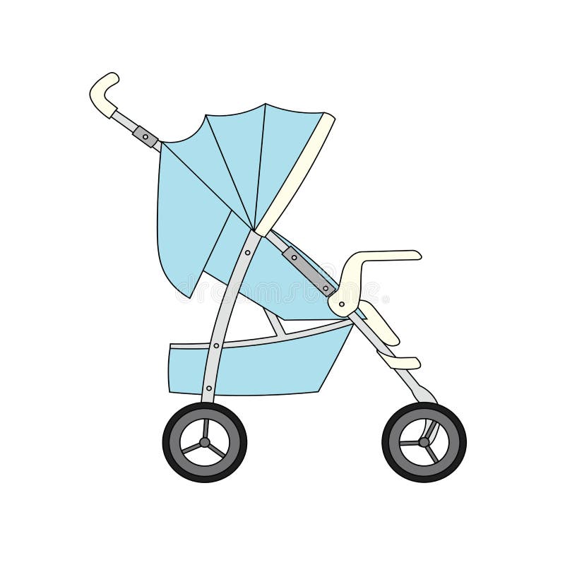 blue stroller for boy