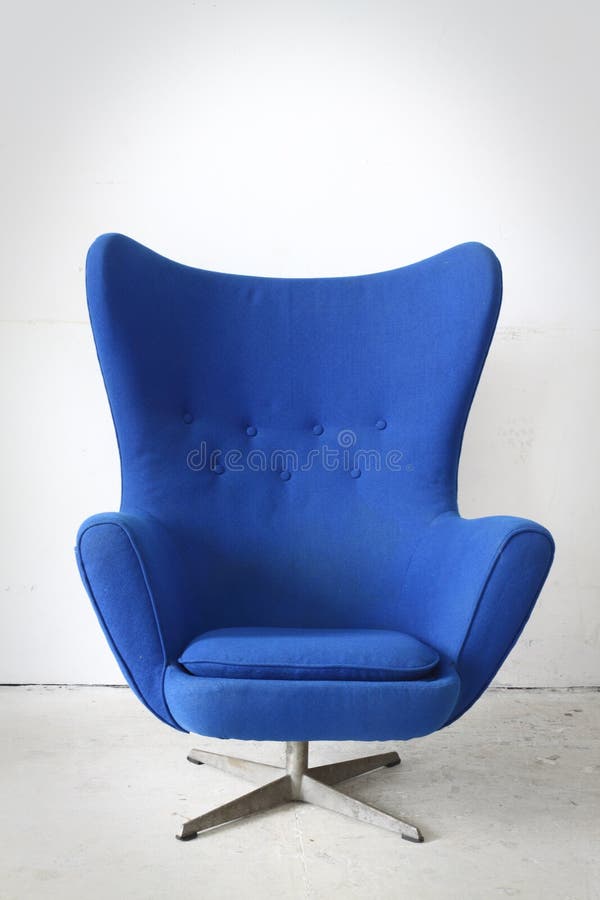 Blue chair in the room royalty free stock photos