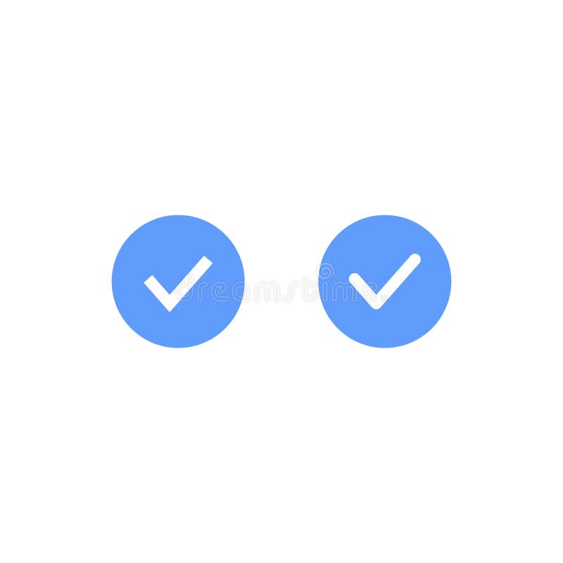 Social media account verification icons. Verified badge profile set. Isolated check mark on black, blue and white. 4435870 Vector Art at Vecteezy