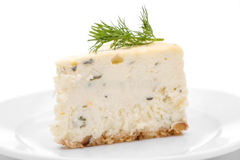 Blue Cheese Cheesecake stock image. Image of sage, white 16658079