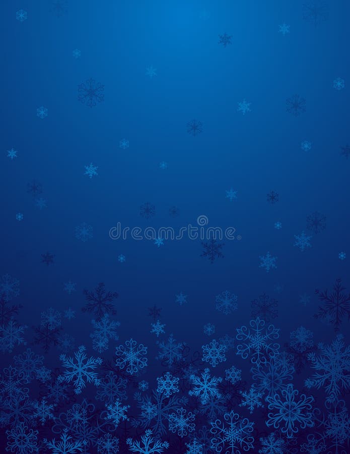 Blue christmas background